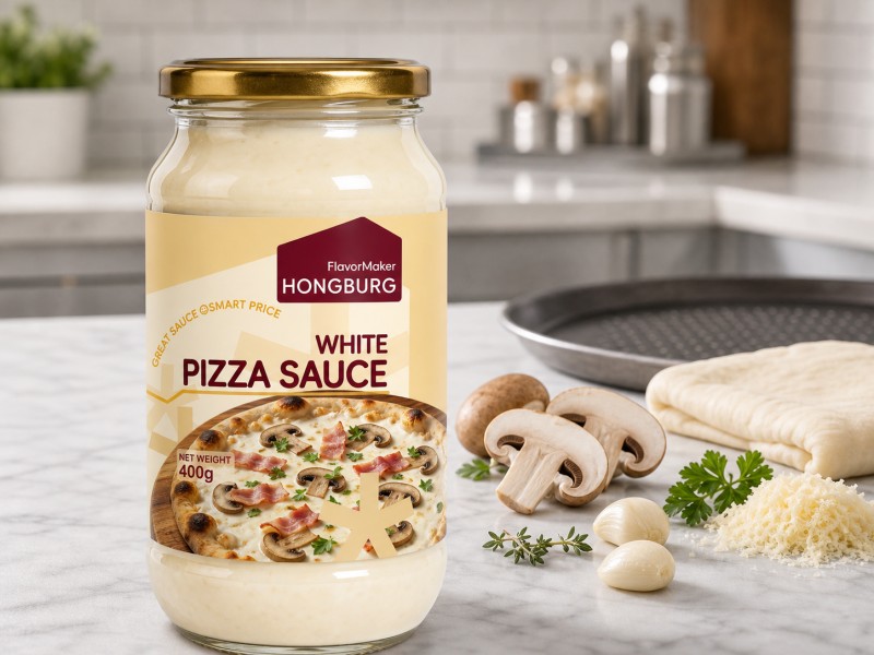 Jemná krémová biela omáčka na pizzu