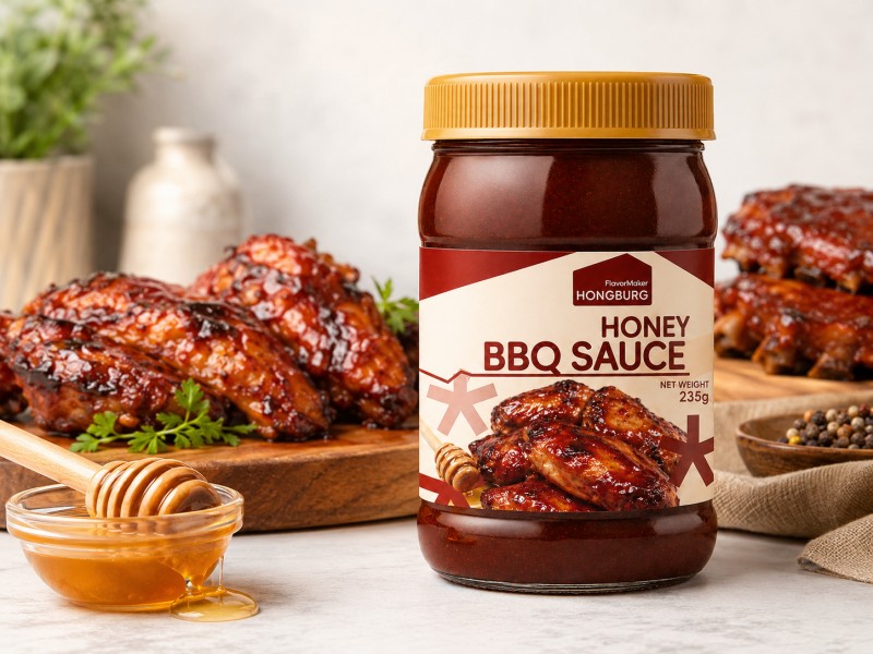 Sladká bohatá medová BBQ omáčka Sladká bohatá medová BBQ omáčka