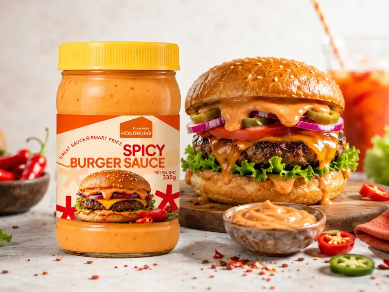 Hustá pikantná burgerová omáčka